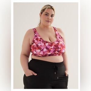 NWT Pennington’s Ruching V Neck Sports Bra Size X